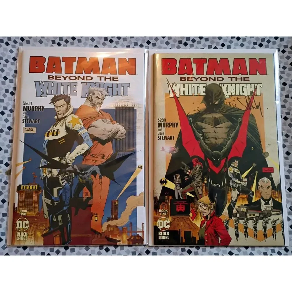 Batman Beyond The White Knight #1-2, #5 Sean Murphy DC Comics Book Signed #1 NM